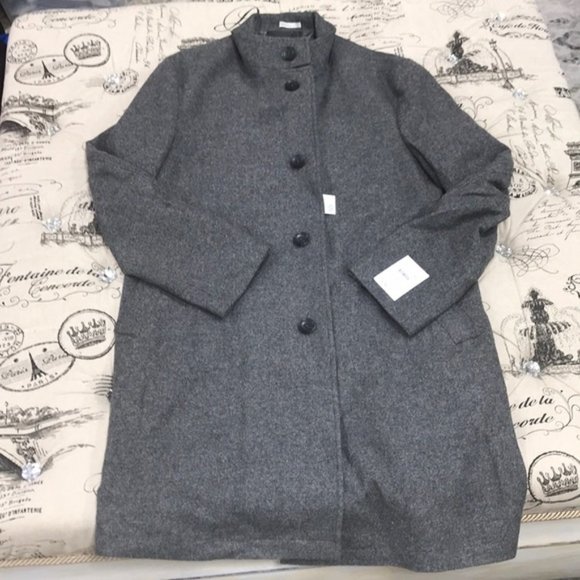 Nordstrom Rack Easton Basketweave Trim Fit Coat - Picture 4 of 8